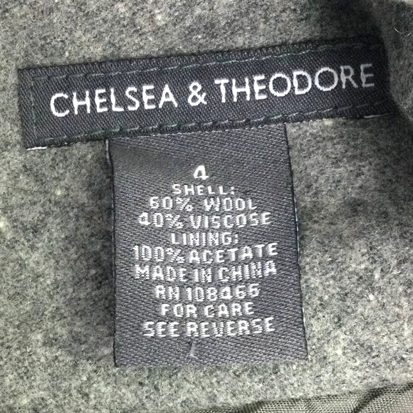 Chelsea & Theodore Women's Wool Blend Sleeveless Keyhole Gray Shift Dress 4 - Picture 9 of 15